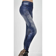 Jeans pour les filles sans soudure jambes grasses détruites Leggings